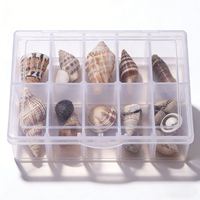 Boîtes à outils multifonctionnelles en plastique transparent pour ranger les bijoux de pêche ou d'autres articles