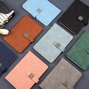 Premium Leather Business Planner Notebook Wireless Perfect Binding 80G Daolin Paper Portable Organizer Custom Logo Printing - Product Image 1