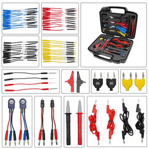 68 pièces OBD <span class=keywords><strong>Terminal</strong></span> Jumper pince crocodile adaptateur banane lumière de test LED 5KΩ potentiomètre cordon universel - Product Image 5