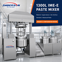 Mélangeur de dentifrice industriel automatique professionnel 1300L avec pompe et engrenage pour production en gros volume, homogénéisation sous vide, usine OEM