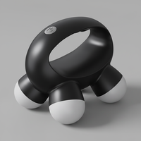 Masseur de poche tendance à quatre coins, mini-outil de massage portable pour la relaxation musculaire professionnelle du corps
