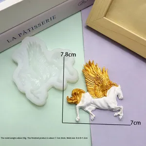 Molde de Silicona para Pastel con Diseño de Caballo Volador, para Decoración de Fondant y Mousse de Chocolate, Oferta del Año del Caballo - Product Image 6