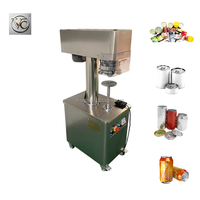Machine de scellage semi-automatique FKJX à chargement manuel pour la ligne de production de scellage de boîtes de conserve rondes pour céréales