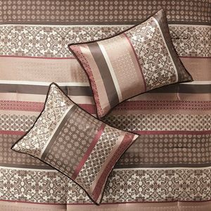 DB 7 pièces couette ensemble Floral solide imprimé tissé Technique coton pour la maison mariage hôpital hôtel Super roi roi reine - Product Image 4