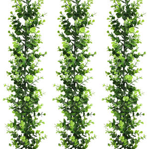 Guirlande d'eucalyptus suspendue luxuriante artificielle fausse verdure guirlande vigne fausse plante Scapeing pour décor de restaurant de mariage - Product Image 3