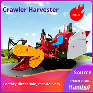 Mesin Panen Gandum Kustom 35 HP Buatan China, Tipe Tracked Ride-on, Pembongkaran Biji-bijian Otomatis, Garansi 1 Tahun, Lebar Kerja 1700mm - Product Image 2