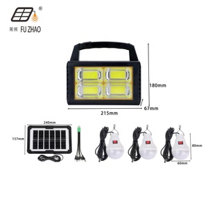 Lampada <span class=keywords><strong>Solare</strong></span> FUZHAO da 100W Simile a un Mini Power Bank <span class=keywords><strong>con</strong></span> <span class=keywords><strong>Pannello</strong></span> <span class=keywords><strong>Solare</strong></span> e Lampadine Lunga Durata - Product Image 5