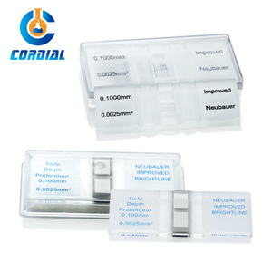 Chambre de comptage sanguin CORDIAL Neubauer améliorée, revêtement chromé Brightline, pour utilisation en laboratoire - Product Image 2