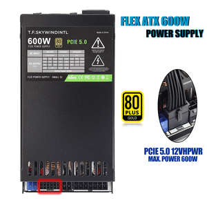 600W Flex ATX Netzteil PCIe 5.0 GPU-Kabel 12VHPWR Modular 80 PLUS Gold Desktop & Server Vorrätig - Product Image 1