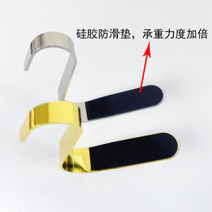 Wholesale Christmas <b>Stocking</b> <b>Holders</b> Metal Mantel Fireplace Garland <b>Stockings</b> Hangers Set Decorative Hooks Tree Hanging - Product Image 3