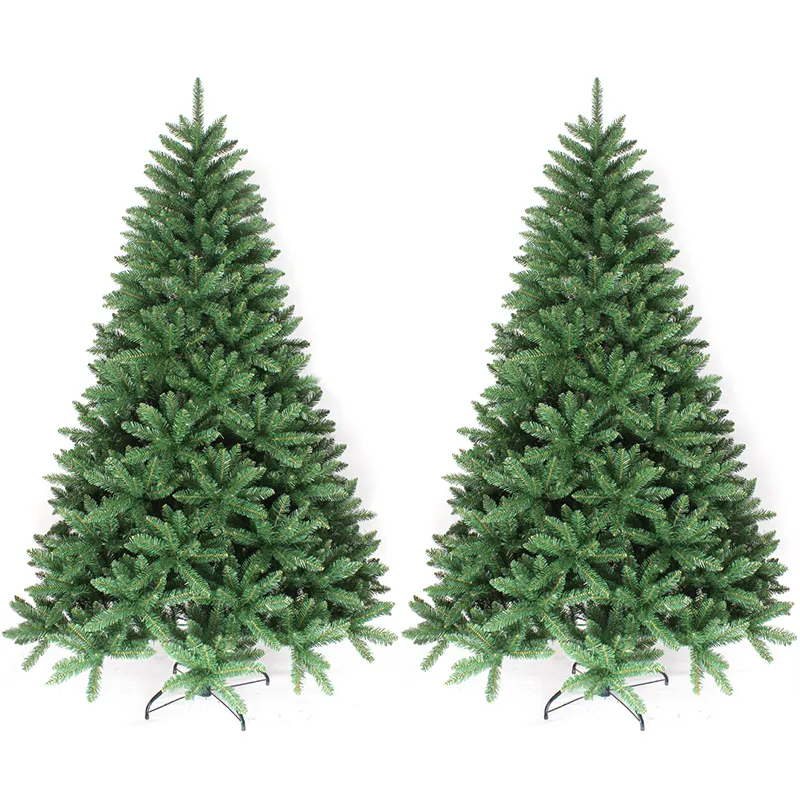 Wholesale 180cm Full Size Factory Artificial Green Pine Christmas Tree for Decoration