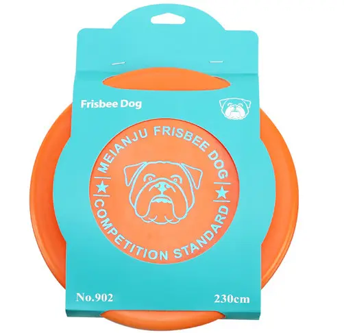 Custom logo Bite resistant Flying disc for dog training toys Soft Rubber Disc for Large Dog Flying disc Toy