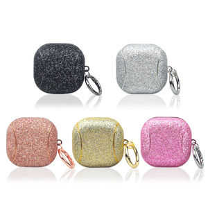 Étui brillant pour Galaxy Buds, coque de protection en PC électroplaqué + poudre scintillante avec effet brillant - Product Image 4