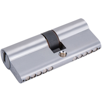 JIXIN Cylindre de serrure de porte Euro 60mm Noyau de sécurité avec 3 clés Serrure de porte à clé 2 pièces