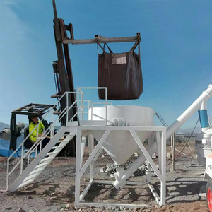 Portable 3m ³ Mini Big Bag <span class=keywords><strong>Silo</strong></span> avec convoyeur à vis pour la construction Chargement rapide Déchargement personnalisable - Product Image 3