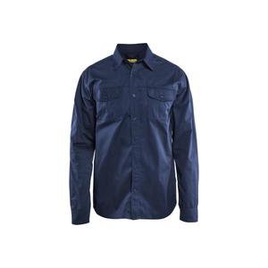BLAKLADER - 3298119089004XL Camisa de sarga Azul marino-EAN 7330509480557 CAMISAS DE TRABAJO - Product Image 1