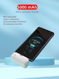 Mini dùng một lần ngân hàng điện 5000mAh máy tính xách tay ngân hàng điện không dây Type-C đầu vào 10 wát LED hiển thị New <span class=keywords><strong>2025</strong></span> người tiêu dùng điện tử - Product Image 4