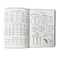 Livre de recettes personnalisé de cuisine familiale vierge écologique à écrire dans vos propres recettes, livre de recettes, cahier de cuisine imprimé
