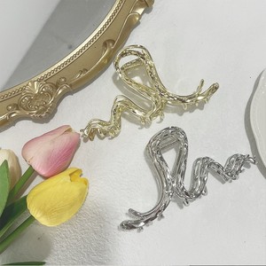Pinza de Pelo Estilo Punk con Forma de Serpiente, Ajustable, de Aleación de Zinc, Accesorios para el Cabello de Mujer, Color Dorado y Plateado, 11.5 cm, Uso Casual - Product Image 3