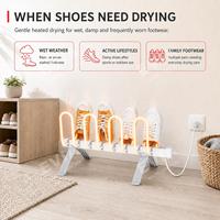Séchoir à chaussures portable EVIA EV-80 OEM, écologique, silencieux, chauffage rapide, 4 paires