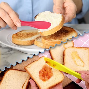 Venta caliente utensilios de cocina de grado alimenticio espátula de plástico espátula de mantequilla espátula de repostería con mango largo - Product Image 5