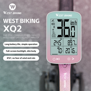 WEST BIKING Ordinateur de vélo de haute qualité, <span class=keywords><strong>compteur</strong></span> de <span class=keywords><strong>vitesse</strong></span> et odomètre sans fil, étanche, <span class=keywords><strong>GPS</strong></span> - Product Image 6
