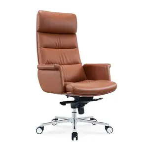 Chaise de bureau en cuir Modern Home Executive Specification avec bras