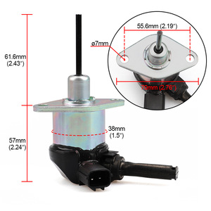 Vanne solénoïde d'extinction 1A021-60015 YC101559 pour arrêt du moteur Kubota - Product Image 4