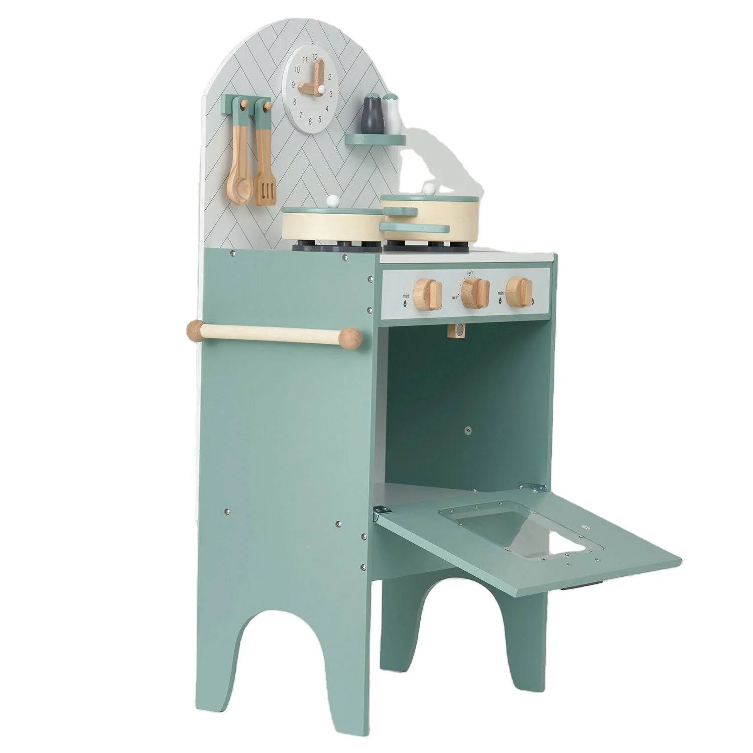 Деревянные игрушки для ролевых игр, кухонный набор, игрушки для детей