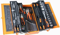 Ensemble de 85 outils à cliquet rapide, kit combiné de clés à douille multifonctionnelles avec boîte à outils