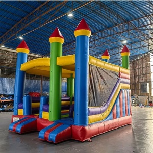 Château Gonflable Commercial à Vendre : Toboggan et Structure de Saut pour Enfants – Idéal pour Fêtes et Jardins - Product Image 3