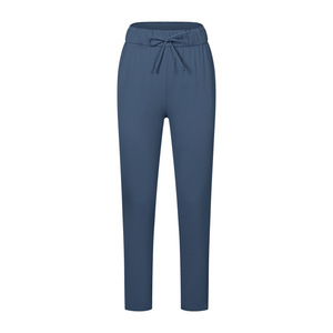 Pantalones recortados de pierna recta de secado rápido, pantalones de ejercicio de Yoga sueltos informales para mujeres con alta elasticidad y desnudez agradable a la piel - Product Image 3