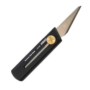 มีดตัดกิ่ง Olfa รุ่น Grafting Knife Ltd-06 ใบมีดสแตนเลส ปลายมีด 90 องศา ด้ามจับสีดำ มีดอเนกประสงค์สำหรับตัดกลางแจ้งและตัดกระดาษ - Product Image 1