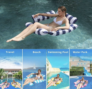 <span class=keywords><strong>Fauteuil</strong></span> flottant de haute qualité, transat aquatique, hamac <span class=keywords><strong>gonflable</strong></span> pour piscine, flotteur <span class=keywords><strong>pas</strong></span> <span class=keywords><strong>cher</strong></span> pour installations aquatiques - Product Image 4