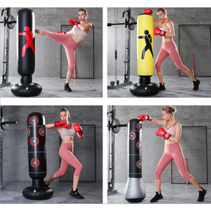 <span class=keywords><strong>Sac</strong></span> <span class=keywords><strong>de</strong></span> boxe personnalisé avec motif et couleur sur mesure, <span class=keywords><strong>sac</strong></span> <span class=keywords><strong>de</strong></span> boxe gonflable lourd en PVC pour la remise en forme à domicile, avec support - Product Image 5