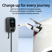Adaptateur de charge EV 32A 7kW GB/T vers NACS 230V, charge AC haute puissance pour Tesla et véhicules NACS, charge rapide