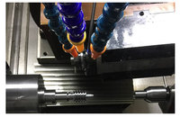 Tour à métaux numérique automatique CNC YanHua-25WL à longue course, fraisage cyclonique, arbre à outils rotatif de haute précision, fraisage à vis sans fin