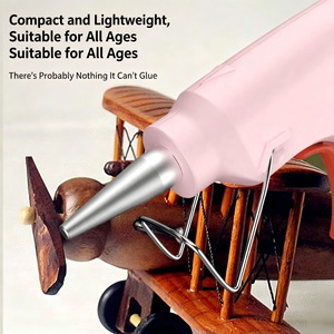 Pistola de Pegamento Caliente Mini Eléctrica de Plástico, 1/4 de Diámetro, Alta Viscosidad, para Manualidades, Bricolaje, Uso Doméstico, Artículos Hechos a Mano para Niños, 60 - Product Image 3