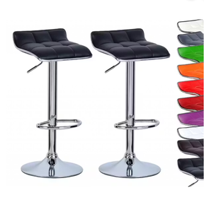 Meubles de salle à manger Chaises de <span class=keywords><strong>bar</strong></span> design en métal Tabourets hauts Chaises rembourrées Tabourets réglables pour la cuisine - Product Image 4