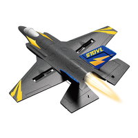 Drone RC planeur KF605 2.4G à aile fixe, avion télécommandé électrique en mousse EPP à lancer à la main, modèle de chasseur F35 pour extérieur