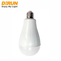 Ampoule LED d'urgence portable de bonne qualité 10W à batterie unique, batterie amovible, rechargeable, résidentielle, E27 B22
