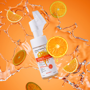 Etiqueta privada OEM orgánica vitamina C nicotinamida brillo cuidado de la piel conjunto para la piel de la cara antienvejecimiento manchas oscuras suero Blanqueador - Product Image 2