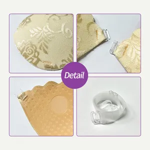 Adhesive Bra Push up Strapless Sticky Invisible Upgrade Lace Bras for Women Dress Backless Nipple Cover