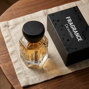 Bottiglia di Profumo <span class=keywords><strong>in</strong></span> Vetro di Alta Qualità 50ml, Forma Lussuosa, Tappo <span class=keywords><strong>in</strong></span> <span class=keywords><strong>Legno</strong></span> Nero, Bottiglia Ottagonale con Scatola - Product Image 2