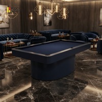 Table de billard de luxe pour club de billard, maison, villa, 8 pieds, 9 pieds, table de billard en bois massif sur mesure, design professionnel de haute qualité