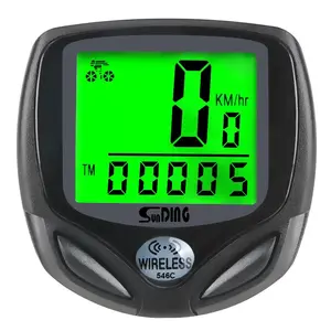 Velocímetro sem fio lcd para bicicleta, odômetro digital luz de fundo para bicicleta relógio cronômetro acessórios para bicicleta