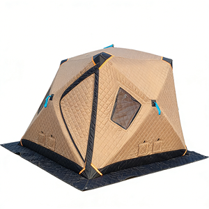 เต็นท์ตก<span class=keywords><strong>ปลา</strong></span>ฤดูหนาวแบบมืออาชีพพร้อมฉนวนกันความร้อนสำหรับการตกปลา<span class=keywords><strong>คา</strong></span><span class=keywords><strong>ร์</strong></span>พในฤดู<span class=keywords><strong>หนาว</strong></span>และตกปลาตอนกลางคืน - Product Image 2