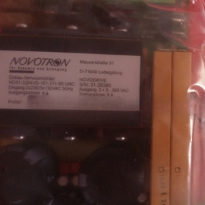 ไดรเวอร์เซอร์โวมอเตอร์โนโวตรอน รุ่น Nd31 3204vs 001 111 00 300v 50hz สำหรับใช้งานทั่วไป - Product Image 3