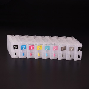 Supercolor 80ml/unidad, Producto en Oferta para Impresora Epson SC P800, Cartucho de Tinta Recargable con Chip Permanente - Product Image 1