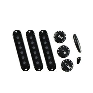 Set Manopole Volume e Tono per Chitarra Elettrica ST + Copertura Pickup Stile Strat SQ, Coperchio Potenziometro, Guscio Pickup Single Coil - Product Image 6